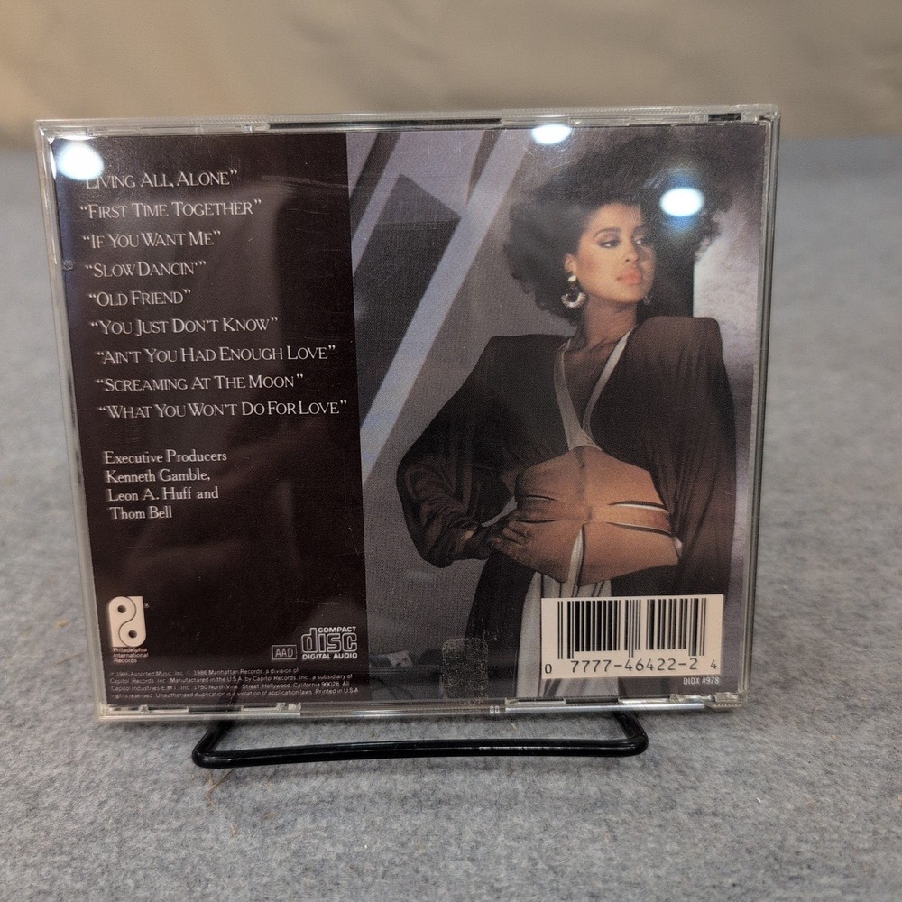 Phyllis Hyman Living All Alone CD 1986 Philadelphia International Records Soul - Picture 2 of 2